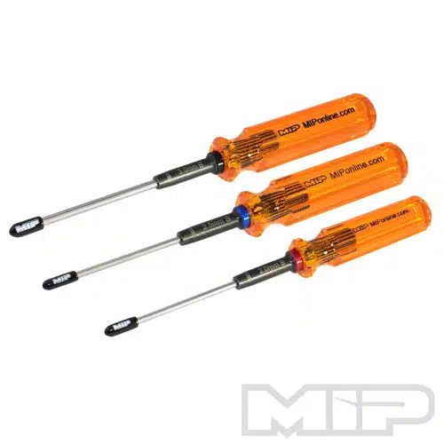 MIP 9606 MIP Hex Driver Ball Wrench Set Gen 2, Metric (3), 2.0mm, 2.5mm, & 3.0mm – Bild 1