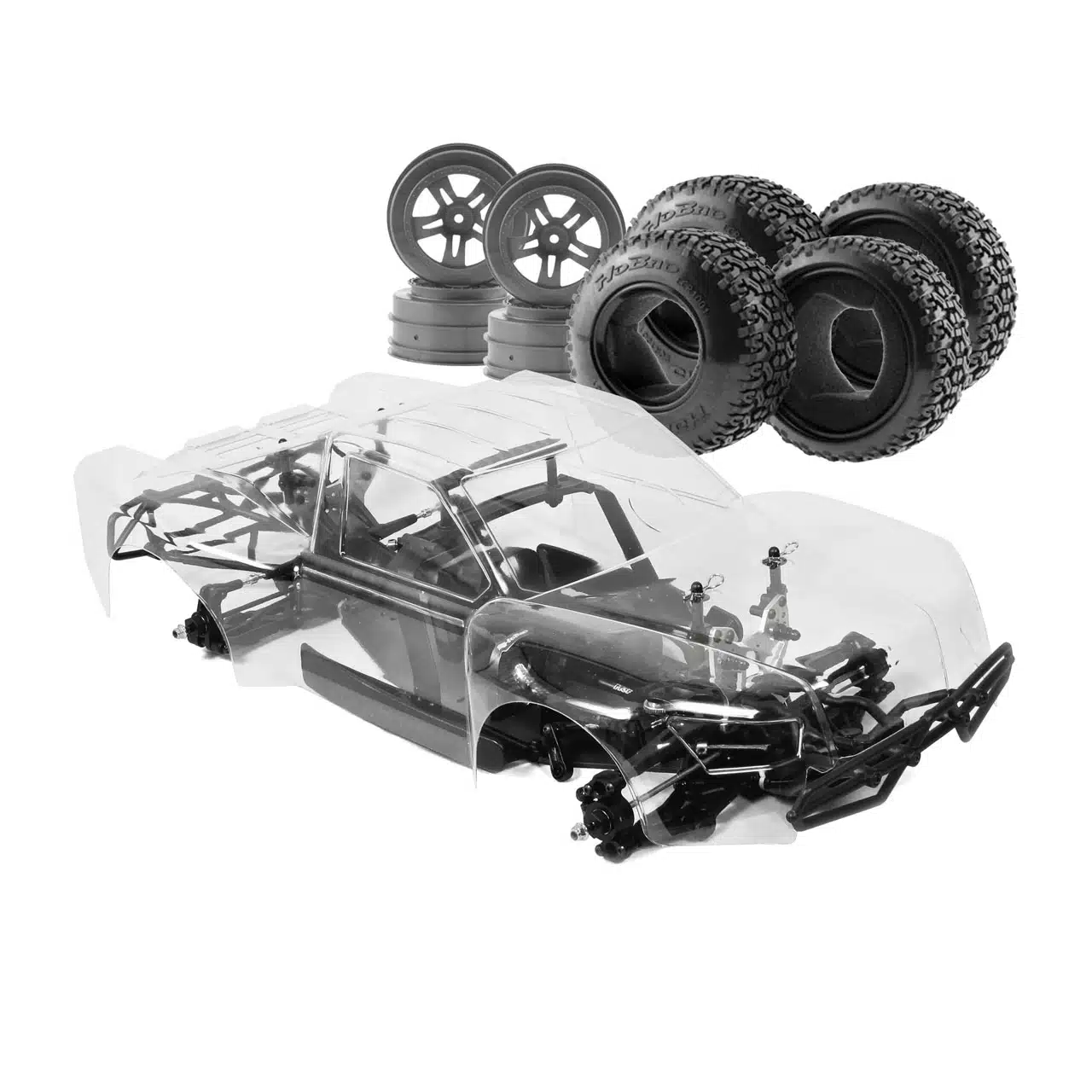 HB 10SCE Hobao Hyper 10 Short Course 1/10 80% ARR Roller (klare Karosserie) – Bild 1