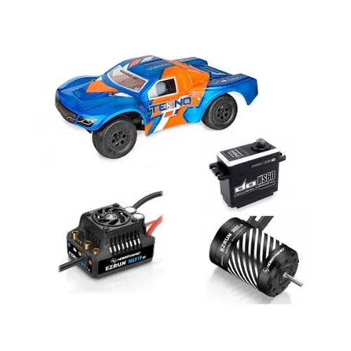 TKR9500 Set2 Tekno SCT 410 2.0 Basher Bundle HW Ezrun MAX10 G2 140A Combo 3665SD-3200kV + Doyono DHS60 – Bild 1