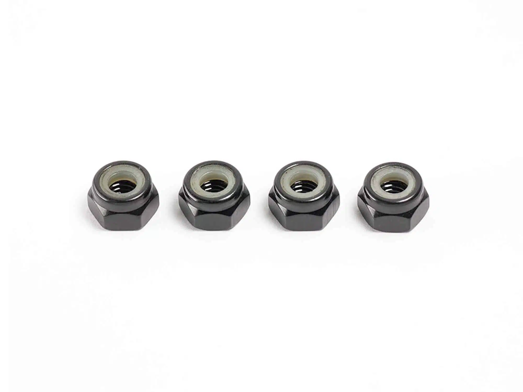 B07401 01.jpeg INFINITY NYLON HEAD NUT M4 BLACK (4) – Bild 1