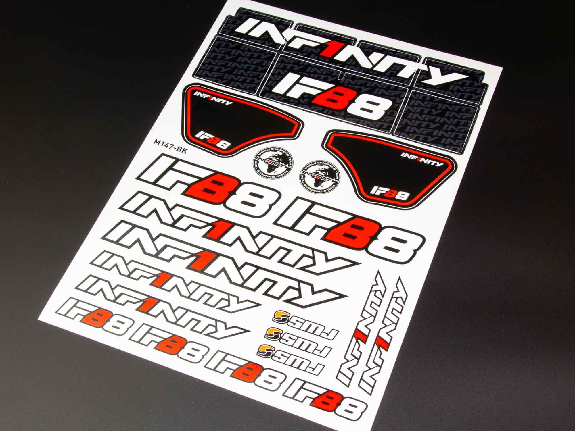 M147BK 01.jpg INF1NITY IFB8 DECAL SHEET (BLACK) – Bild 1