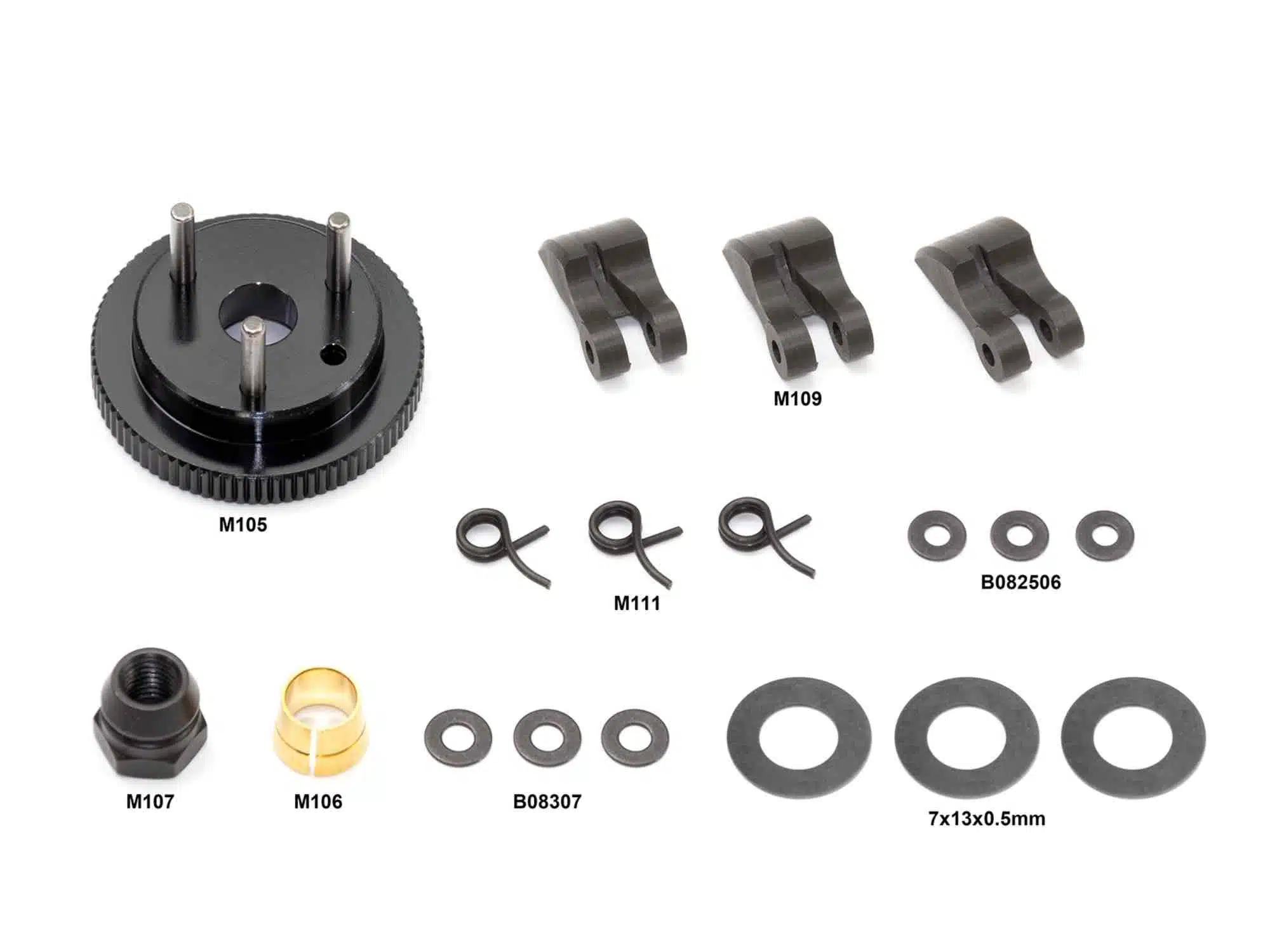 M156 01.jpg INF1NITY CLUTCH KIT (3 SHOES) – Bild 1