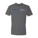Tekno RC T-Shirt (Classic T Logo, heavy metal heather) Gr.M