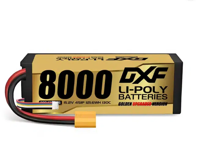 DH80431264S DXF Hardcase Lipo -4S 8000 mAh 15.2V 130C – Bild 1