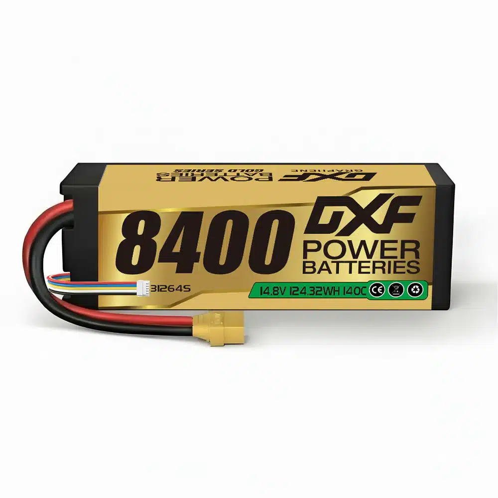 DH84431264S DXF Hardcase Lipo -4S 8400 mAh 14.8V 140C – Bild 1