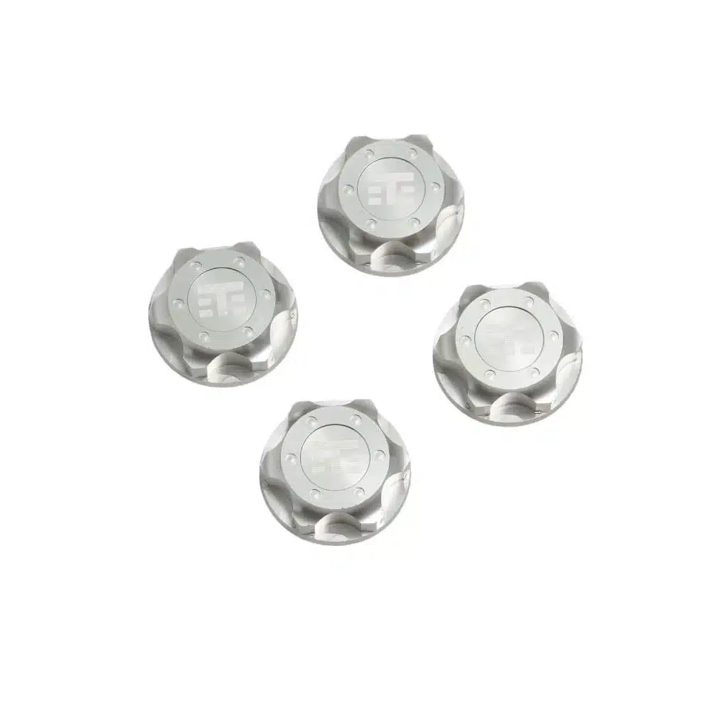 TKR5116BX TKR5116BX – Wheel Nuts (T Logo, 17mm, serrated, CLEAR ano, M12x1.0, 4pcs) – Bild 1