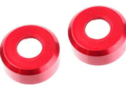 Team Corally - HDA Suspension Arm Insert - Outer - Spacer 1.5mm - Aluminum - Red - 2 pcs