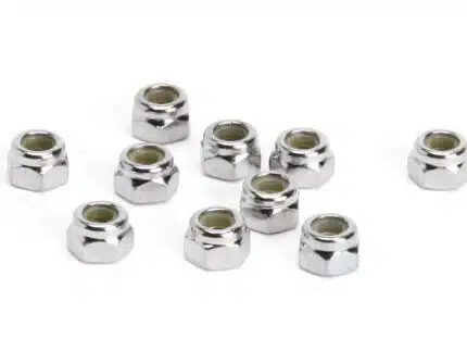 0400 4mm Nylon Nuts