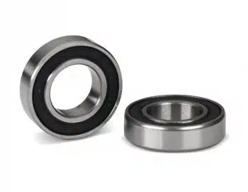 Ball Bearing 10x19x5mm Rubber Sealed Black (2)