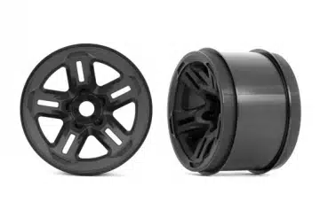 Wheels 3.8'' Black (17mm Hex ) (2) Wheels 3.8'' Black (17mm Hex ) (2)