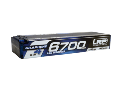 HV LCG Modified GRAPHENE-4 6700mAh Hardcase Akku - 7.6V LiPo - 120C/60C - 274g
