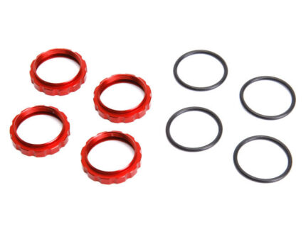6252R Shock Adjustment Collars - Red
