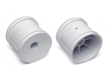 Team Associated /ET410Truck Hex Wheels, white