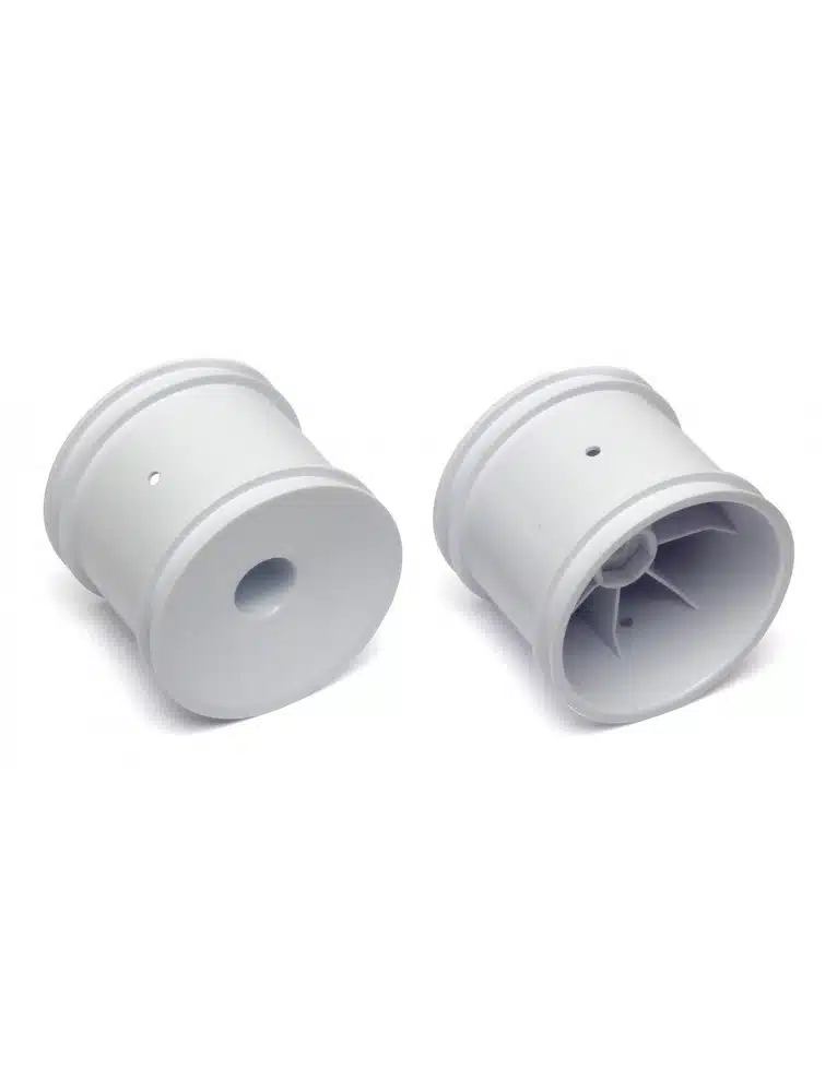 Team Associated /ET410Truck Hex Wheels, white Team Associated /ET410Truck Hex Wheels, white