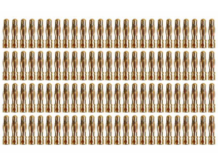 YUKI MODEL Goldkontakt Ø4,0mm Käfigfeder Lötkelch geschlossen 5 Stecker