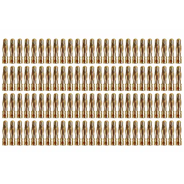 YUKI MODEL Goldkontakt Ø4,0mm Käfigfeder Lötkelch geschlossen 5 Stecker YUKI MODEL Goldkontakt Ø4,0mm Käfigfeder Lötkelch geschlossen 5 Stecker