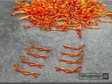 Bittydesign Body Clips Kit 8pcs Orange