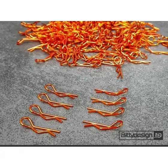 Bittydesign Body Clips Kit 8pcs Orange Bittydesign Body Clips Kit 8pcs Orange