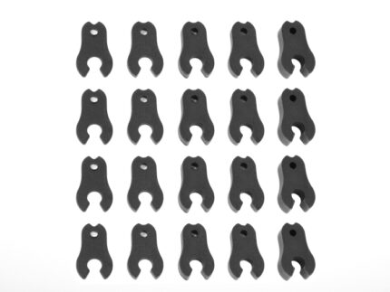 Team Corally - Caster Clips Set - 1 to 4.5mm - 1 Set