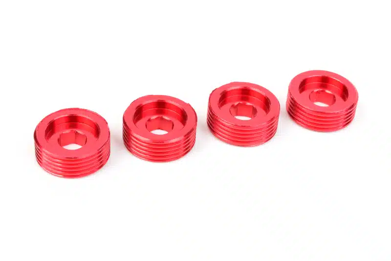 Team Corally - Pivot Ball Adjusting Nut - Aluminum - 4 Stück Team Corally - Pivot Ball Adjusting Nut - Aluminum - 4 Stück