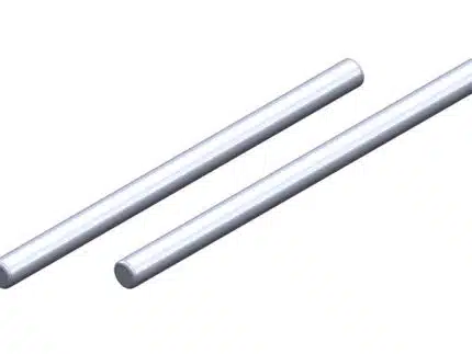 Team Corally - Suspension Arm Pivot Pin - Lower Inner - Front/Rear - 65mm - Steel - 2 pcs