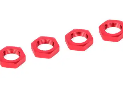 Team Corally - Wheel Nut - Aluminum - Ribbed - 4 pcs