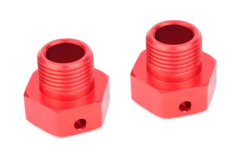 Team Corally - Wheel Hex Adapter - Wide RTR - Aluminum - 2 pcs Team Corally - Wheel Hex Adapter - Wide RTR - Aluminum - 2 pcs