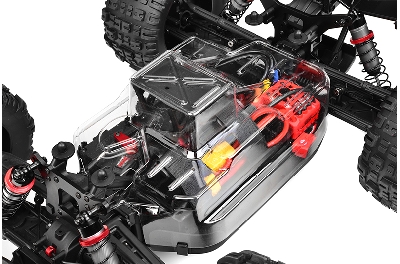 Team Corally - Chassis Cover - Polycarbonate - Clear - Cut - Fits Dementor - Shogun - Kronos - Muraco - Punisher - Jambo - 1 pc