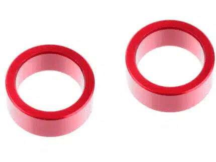 Team Corally - HDA Suspension Arm Insert - Inner - Aluminum - Red - 2 pcs