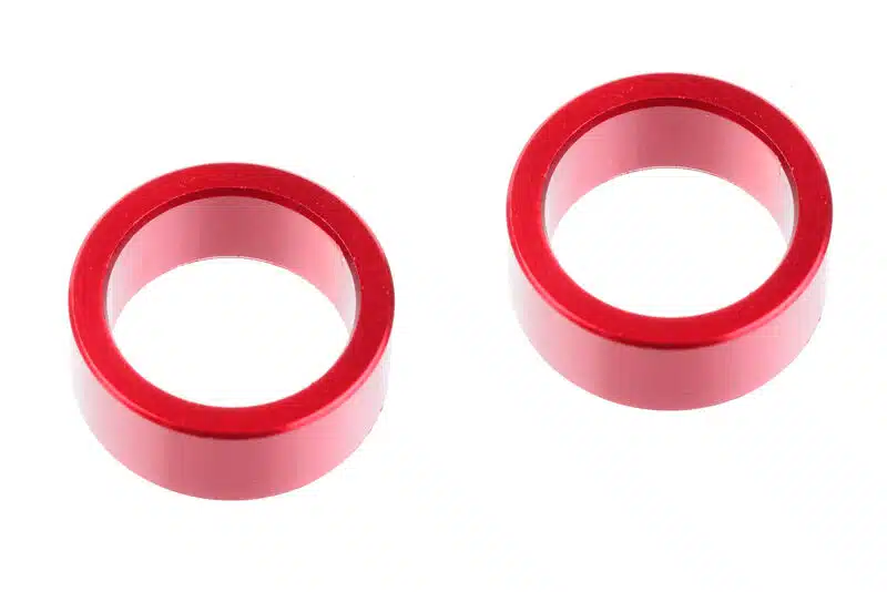 Team Corally - HDA Suspension Arm Insert - Inner - Aluminum - Red - 2 pcs Team Corally - HDA Suspension Arm Insert - Inner - Aluminum - Red - 2 pcs