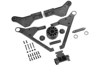Team Corally - Wheelie Bar 2021 - 1 Wheel version - Complete Set