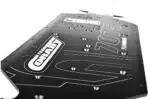 Team Corally - Chassis LWB - Swiss Made 7075 T6 - 3mm - Hard Anodised - Black - Made In Italy