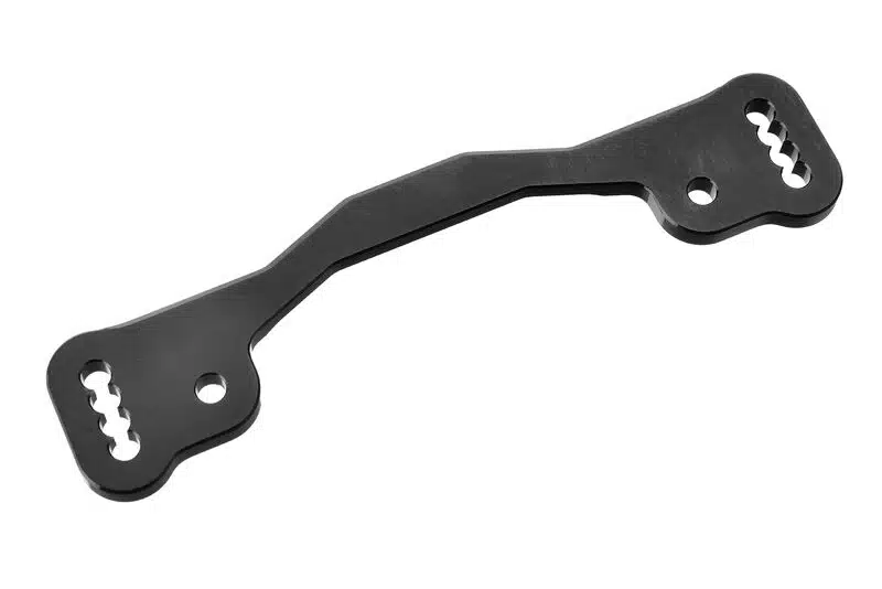 Team Corally - Steering Rack - Swiss Made 7075 T6 - 3mm - Hard Anodised - Black - Made in Italy - 1 pc Team Corally - Steering Rack - Swiss Made 7075 T6 - 3mm - Hard Anodised - Black - Made in Italy - 1 pc