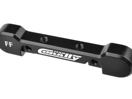Team Corally - Suspension Arm Mount HD - FR-FR - 8mm - Aluminum - Black - 1 pc