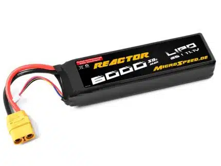 Reactor Power Racing 50C - 6000Mah - 3S - 11,1V - XT-90 - Semi-Soft Casemit Traxxas Adapter