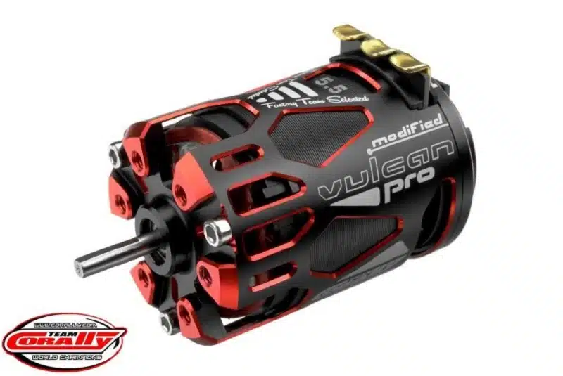 Team Corally - VULCAN PRO Modified - 1/10 Sensored Competition Brushless Motor - 5.5 Turns - 6450 KV Team Corally - VULCAN PRO Modified - 1/10 Sensored Competition Brushless Motor - 5.5 Turns - 6450 KV