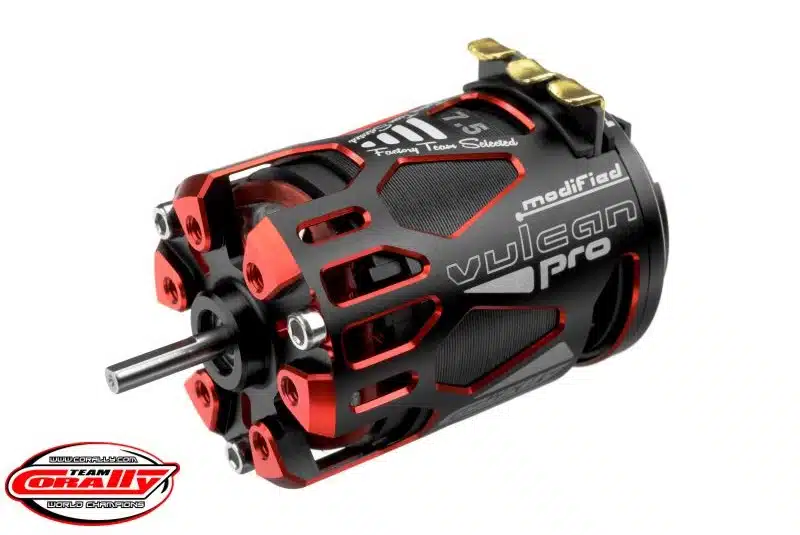 Team Corally - VULCAN PRO Modified - 1/10 Sensored Competition Brushless Motor - 7.5 Turns - 4700 KV Team Corally - VULCAN PRO Modified - 1/10 Sensored Competition Brushless Motor - 7.5 Turns - 4700 KV