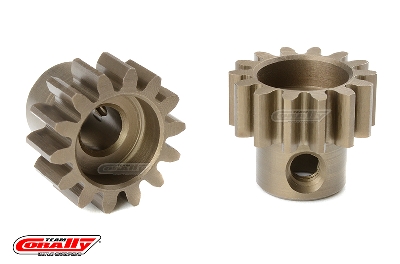 Team Corally - M1.0 Motorritzel - Stahl gehärtet - 14 Zähne - Welle 5mm