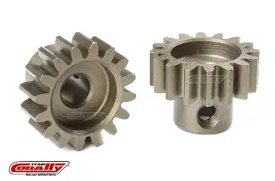 Team Corally - M1.0 Motorritzel - Stahl gehärtet - 16 Zähne - Welle 5mm