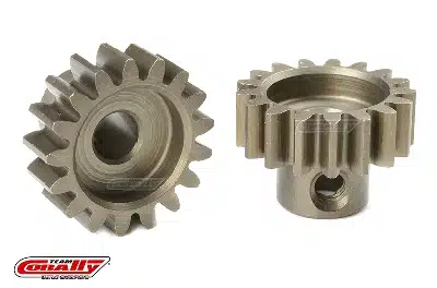 Team Corally - M1.0 Motorritzel - Stahl gehärtet - 17 Zähne - Welle 5mm