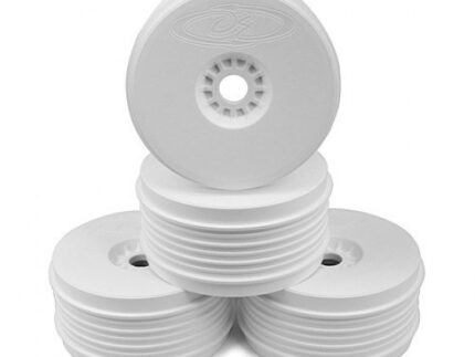 DE Racing Speedline Plus 1/8 Buggy Wheels (4pcs/white)
