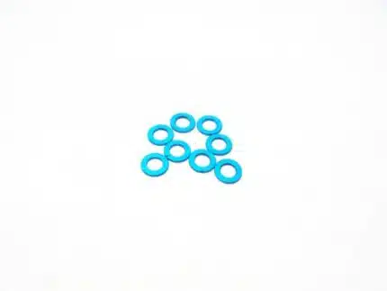 Hiro Seiko 3mm Alloy Spacer Set (0.5mm) [T-Blue]