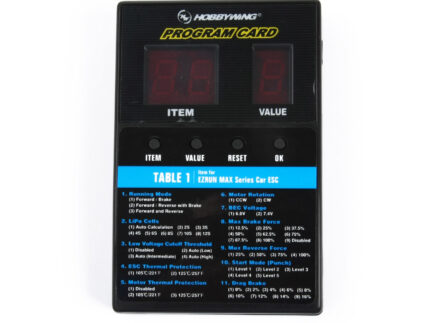 Hobbywing LED Programmierbox Xerun, FlyFun, Ezrun, Seaking, Platinum