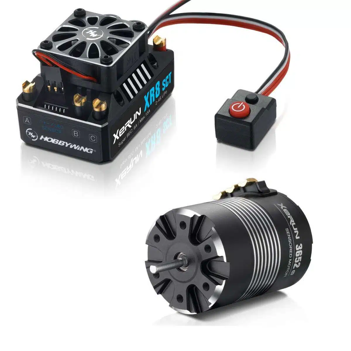 Hobbywing Xerun XR8 SCT Combo mit 3652-5100kV (5mm Welle) für 1:10 Hobbywing Xerun XR8 SCT Combo mit 3652-5100kV (5mm Welle) für 1:10