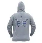 Tekno RC Pull Over Hoodie (stacked logo, gray) Gr.M