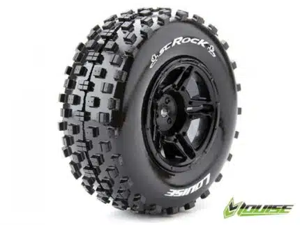 LOUISE SC-ROCK soft Felge schwarz  SC-ROCK soft Felge schwarz 12mm TRX-Slash