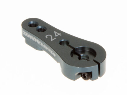 Robitronic Aluminium Servo Arm 24Z (Lang) Grau