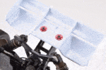 Revolution Design Buggy Wing Button Aluminium (rot)