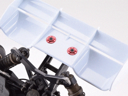 Revolution Design Buggy Wing Button Aluminium (rot)