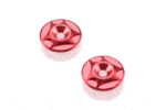 Revolution Design Buggy Wing Button Aluminium (rot)